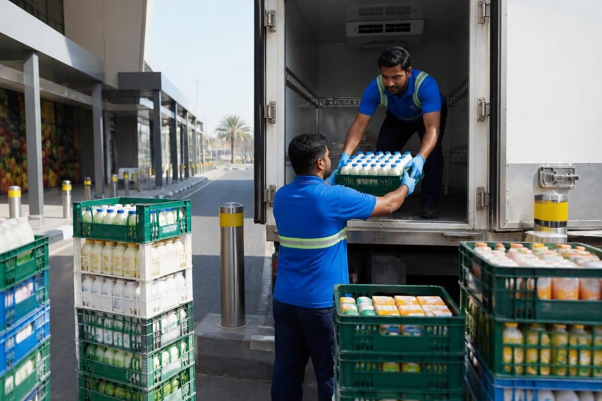 Chilled Goods Delivery by ADAS Refrigerated Transport in the UAE